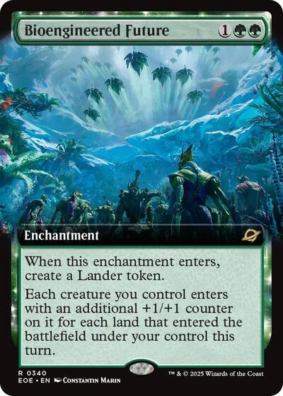 Bioengineered Future (Extended Art) (Edge of Eternities) Light Play Foil