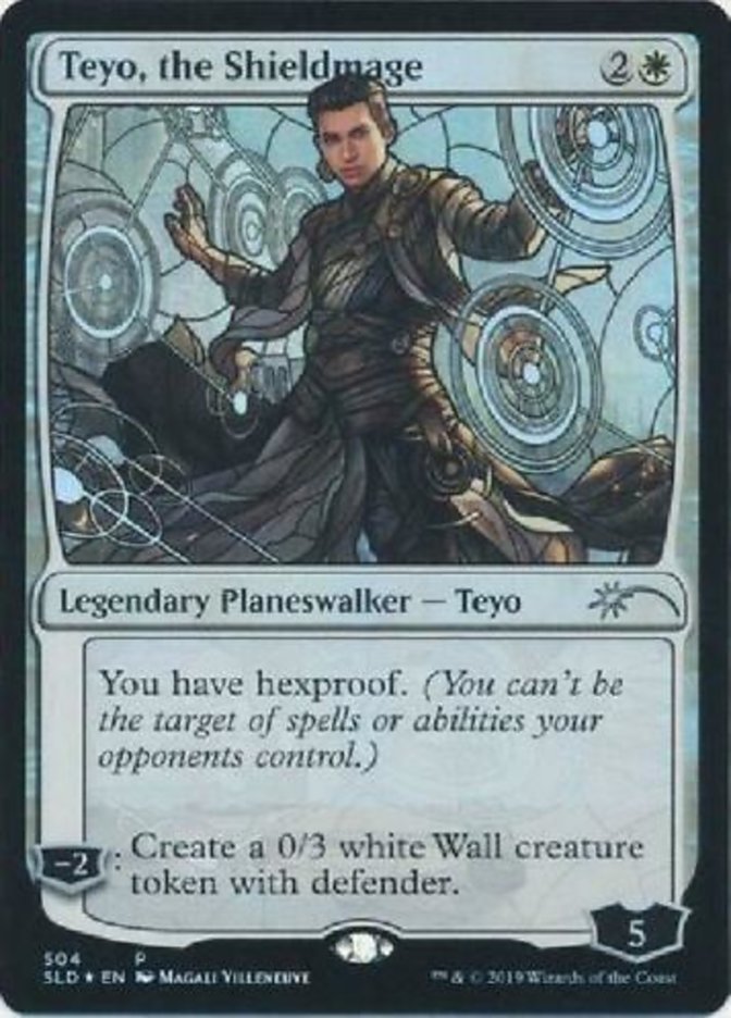 Teyo, the Shieldmage Stained Glass (Secret Lair) Near Mint Foil