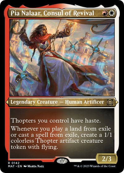 Pia Nalaar, Consul of Revival (Foil Etched) (March of the Machine: The Aftermath) Near Mint Foil