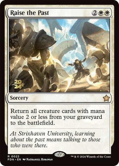 Raise the Past (Promos: Prerelease Cards) Light Play Foil