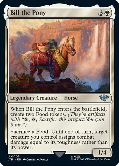 Bill the Pony (Universes Beyond: The Lord of the Rings: Tales of Middle-earth) Light Play Foil