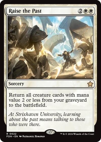 Raise the Past (Foundations) Near Mint Foil
