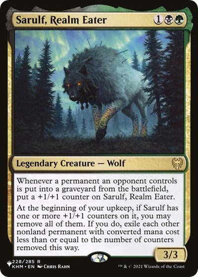 Sarulf, Realm Eater (The List) Light Play