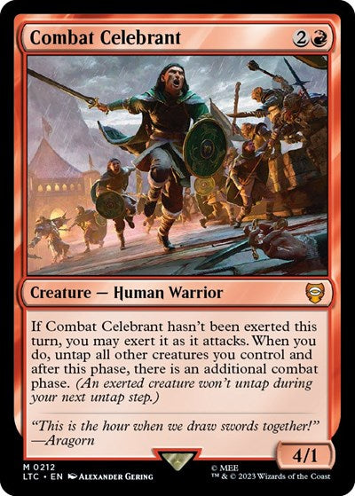 Combat Celebrant (Commander: The Lord of the Rings: Tales of Middle-earth) Near Mint