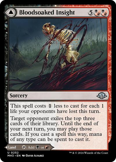 Bloodsoaked Insight (Modern Horizons 3) Near Mint