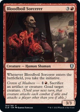 Bloodboil Sorcerer (Commander Legends: Battle for Baldur's Gate) Near Mint Foil