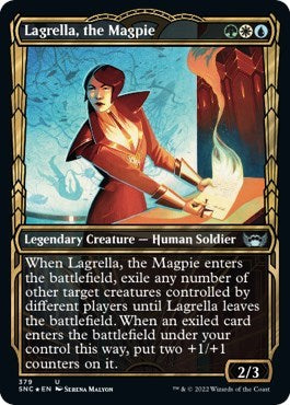 Lagrella, the Magpie (Gilded Foil) (Streets of New Capenna) Near Mint Foil