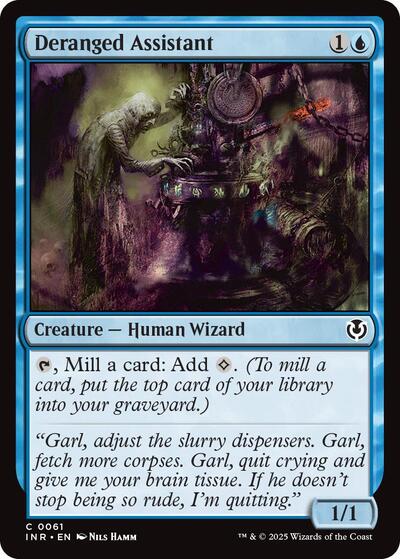 Deranged Assistant (Innistrad Remastered) Light Play Foil
