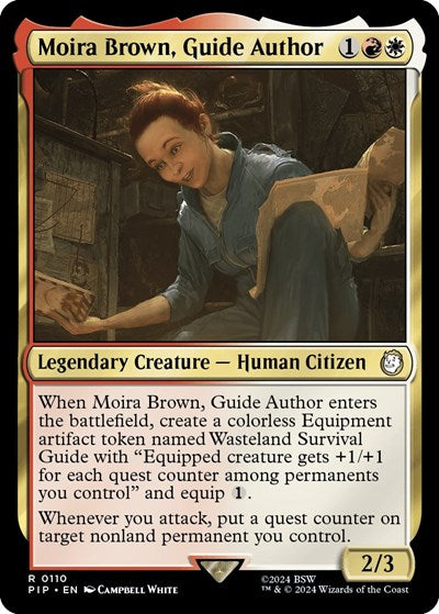 Moira Brown, Guide Author (Universes Beyond: Fallout) Near Mint Foil