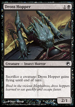 Dross Hopper (Scars of Mirrodin) Medium Play Foil