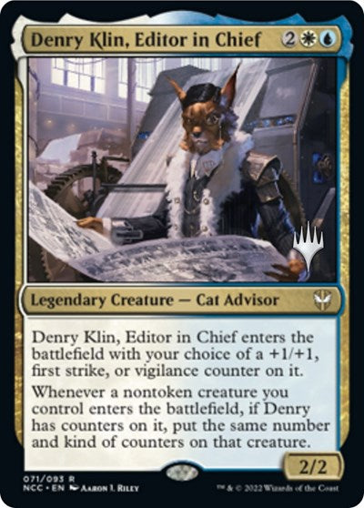 Denry Klin, Editor in Chief (Promo Pack: Streets of New Capenna) Light Play Foil