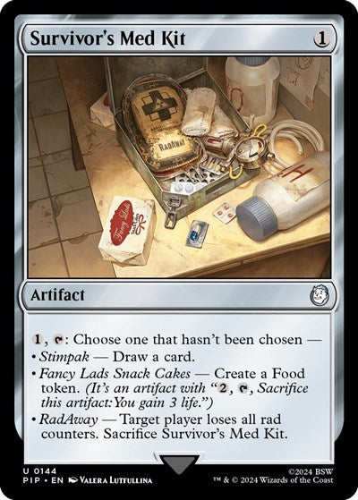 Survivor's Med Kit (Universes Beyond: Fallout) Light Play Foil