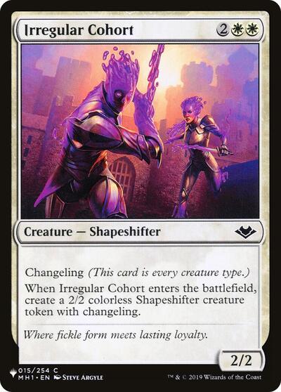 Irregular Cohort (The List) Light Play