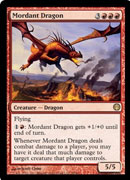 Mordant Dragon (Duel Decks: Knights vs Dragons) Heavy Play