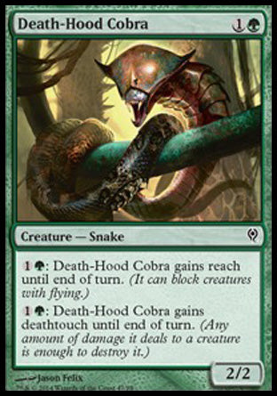 Death-Hood Cobra (Duel Decks: Jace vs Vraska) Light Play