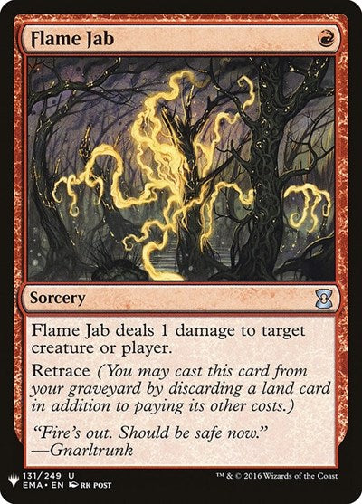 Flame Jab (Mystery Booster) Near Mint