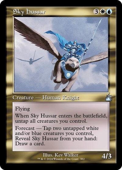 Sky Hussar (Retro Frame) (Ravnica Remastered) Light Play