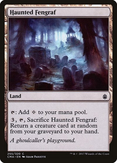Haunted Fengraf (Commander Anthology) Damaged / Poor