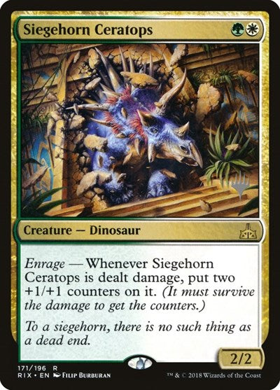 Siegehorn Ceratops (Promo Pack: Core Set 2020) Near Mint Foil