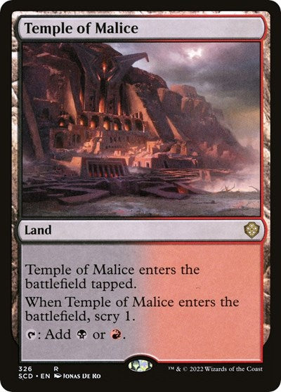 Temple of Malice (Commander 2022 Starter Decks) Near Mint