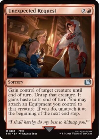 Unexpected Request (Universes Beyond: FINAL FANTASY) Near Mint Foil