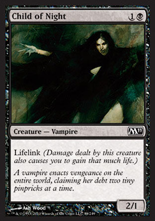 Child of Night (Magic 2011 Core Set) Medium Play