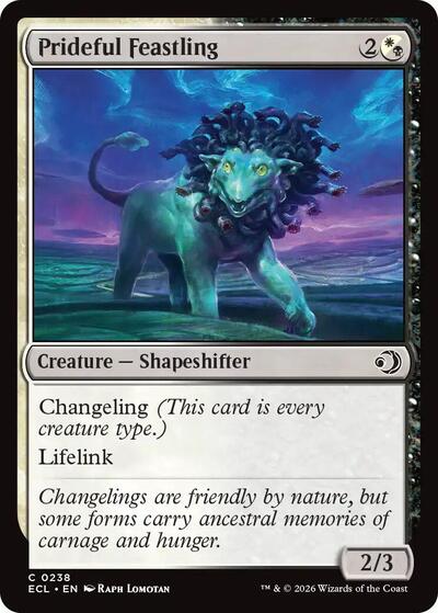 Prideful Feastling (Lorwyn Eclipsed) Medium Play Foil