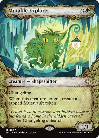 Mutable Explorer (Showcase) (Lorwyn Eclipsed) Near Mint Foil