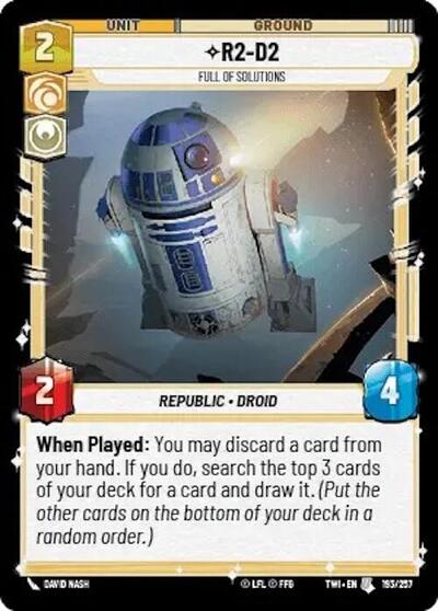 R2-D2 Full of Solutions (Twilight of the Republic) Near Mint Foil