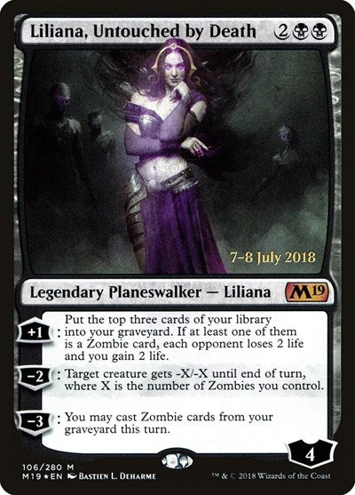 Liliana, Untouched by Death (Promos: Prerelease Cards) Light Play Foil