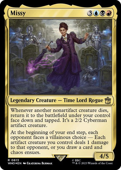 Missy (Surge Foil) (Universes Beyond: Doctor Who) Near Mint Foil
