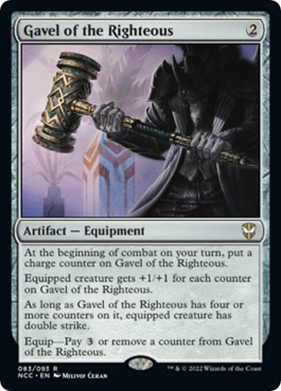 Gavel of the Righteous (Commander: Streets of New Capenna) Near Mint