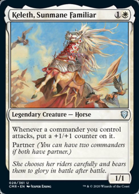 Keleth, Sunmane Familiar (Commander Legends) Medium Play