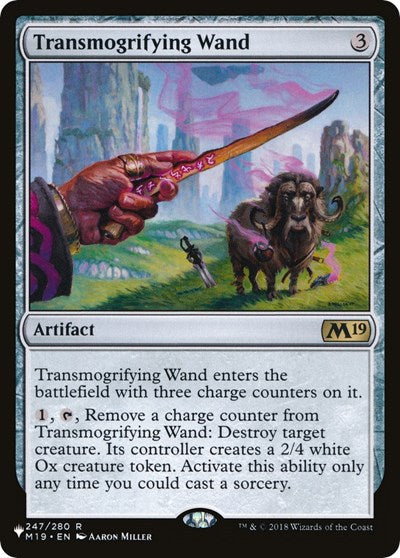 Transmogrifying Wand (The List) Near Mint