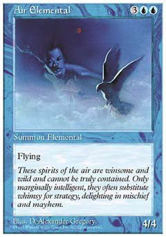 Air Elemental (5th Edition) Light Play