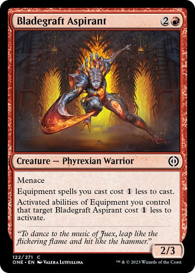 Bladegraft Aspirant (Phyrexia: All Will Be One) Near Mint Foil