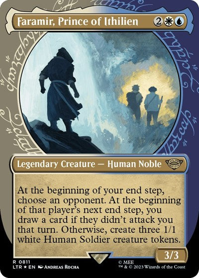 Faramir, Prince of Ithilien (Showcase) (Surge Foil) (Universes Beyond: The Lord of the Rings: Tales of Middle-earth) Near Mint Foil