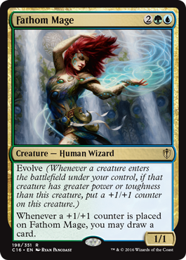 Fathom Mage (Commander 2016 Edition) Medium Play