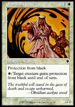 Obsidian Acolyte (Invasion) Near Mint Foil