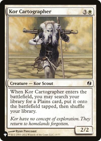 Kor Cartographer (The List) Near Mint