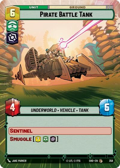 Pirate Battle Tank (Hyperspace) (Shadows of the Galaxy) Near Mint Foil