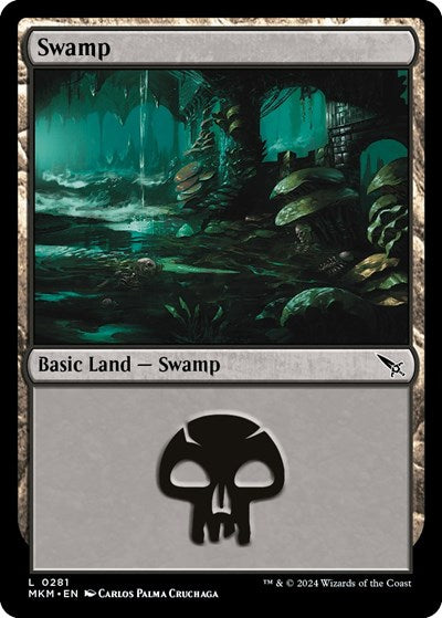 Swamp (0281) (Murders at Karlov Manor) Light Play Foil