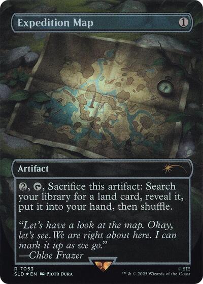 Expedition Map (Rainbow Foil) (Secret Lair) Near Mint Foil