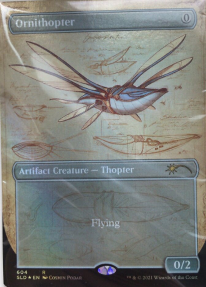 Ornithopter Blueprint (Secret Lair) Light Play Foil