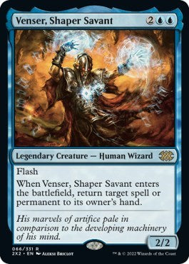 Venser, Shaper Savant (Double Masters 2022) Near Mint Foil