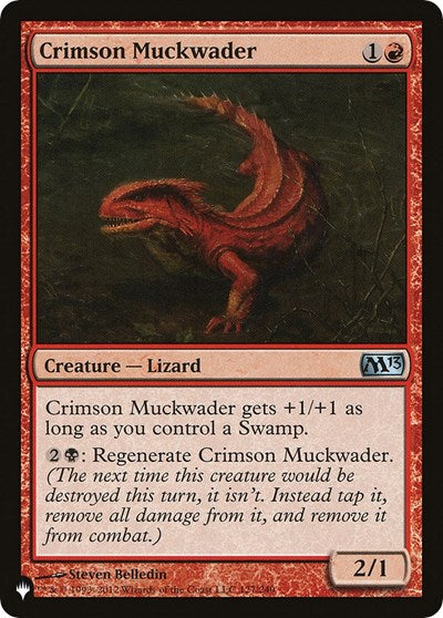 Crimson Muckwader (The List) Near Mint