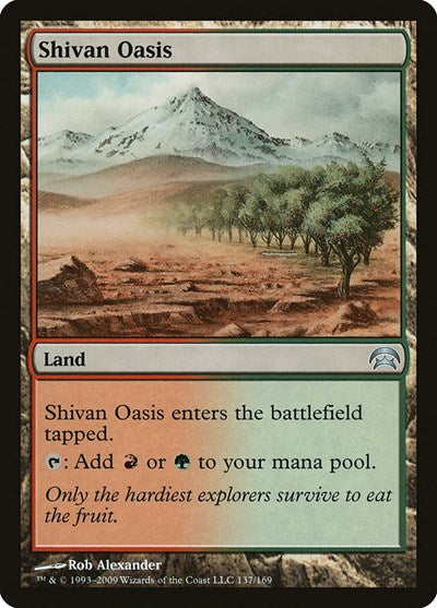 Shivan Oasis (Planechase) Medium Play