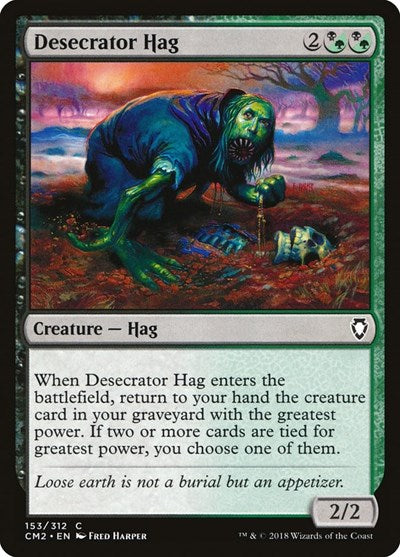 Desecrator Hag (Commander Anthology Volume II) Light Play