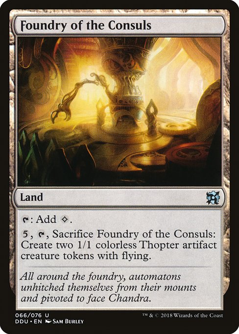 Foundry of the Consuls (Duel Decks: Elves vs Inventors) Heavy Play