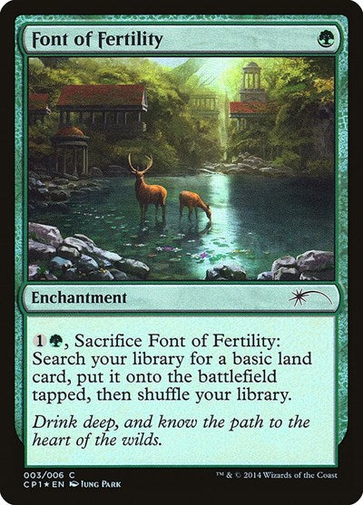 Font of Fertility (Promos: Unique and Miscellaneous) Medium Play Foil